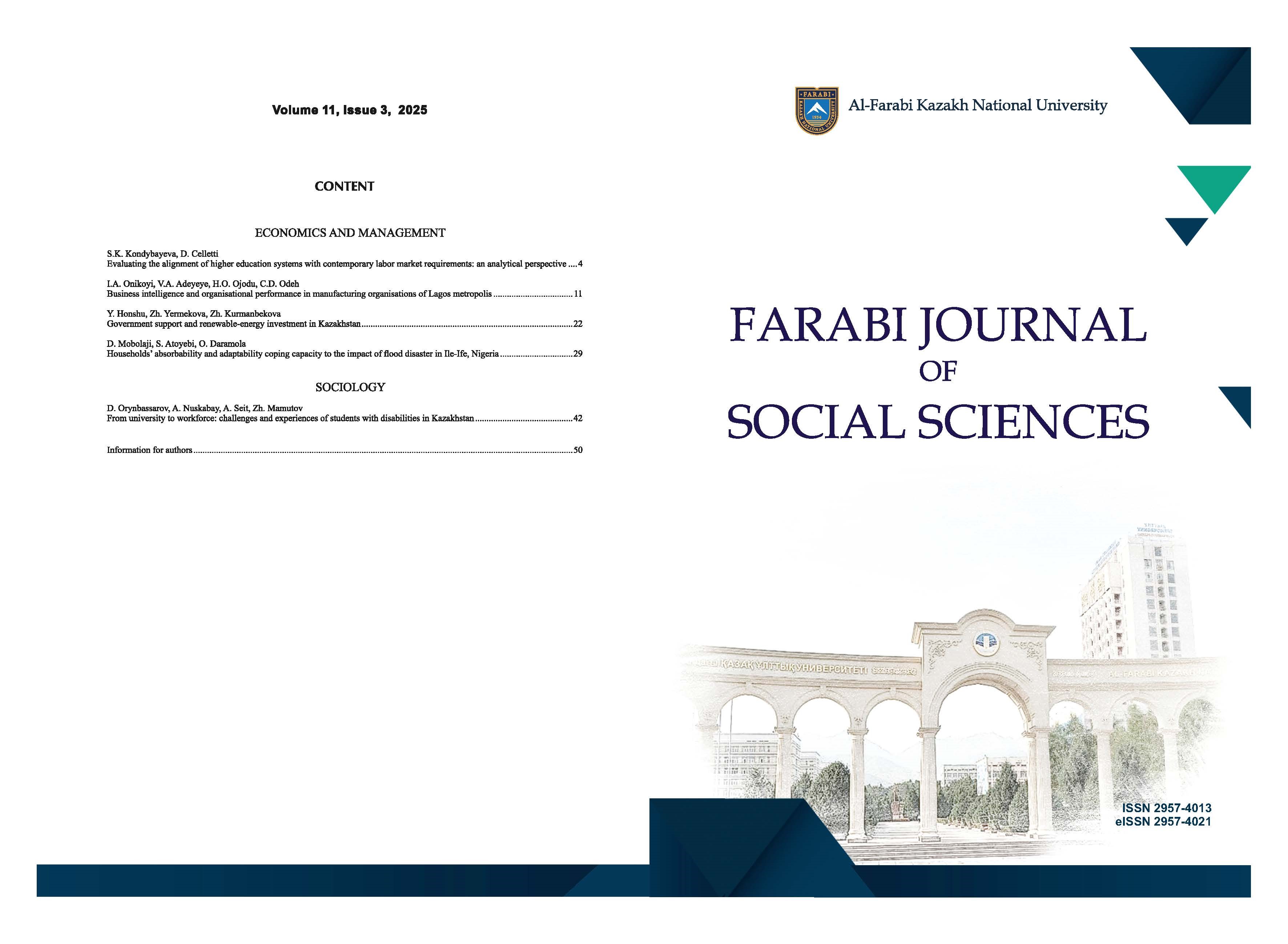 					View Vol. 11 No. 3 (2025): Vol. 11 No. 3 (2025): Farabi Journal of Social Sciences
				